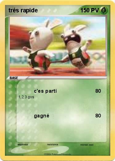 Pokemon trés rapide