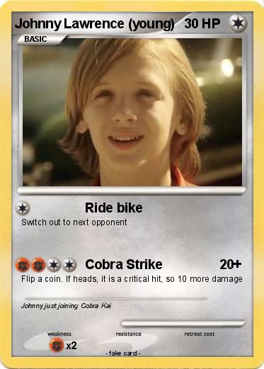 Pokemon Johnny Lawrence (young)