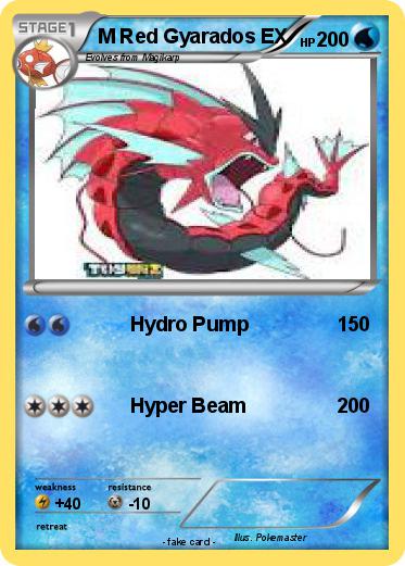 Pokemon M Red Gyarados EX