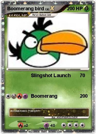 Pokemon Boomerang bird