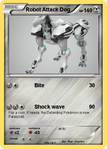 Pokemon Robot Attack Dog