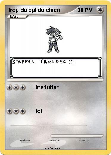 Pokemon troµ du cµl du chien