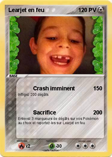 Pokemon Learjet en feu