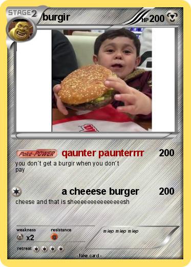 Pokemon burgir