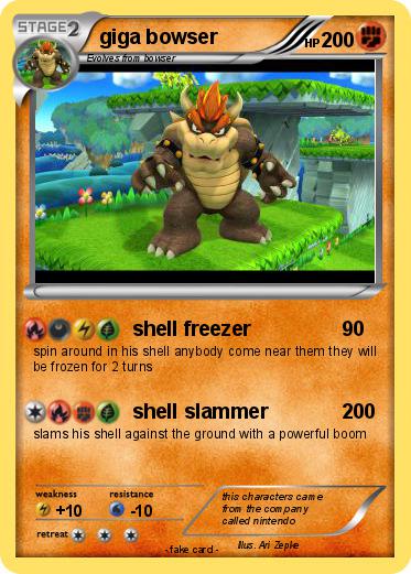 Pokemon giga bowser