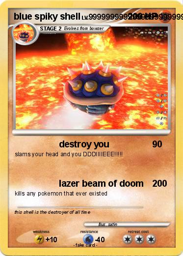 Pokemon blue spiky shell