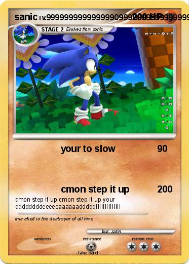 Pokemon sanic