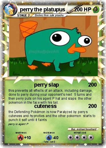 Pokemon perry the platupus