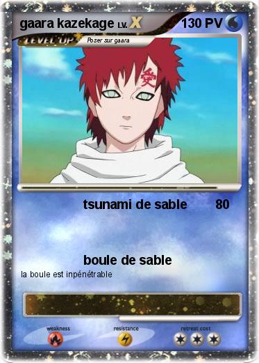 Pokemon gaara kazekage