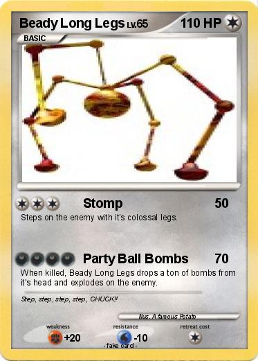 Pokemon Beady Long Legs