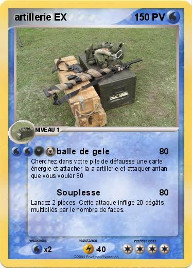 Pokemon artillerie EX