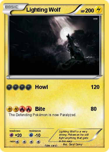 Pokemon Lighting Wolf