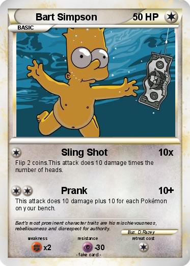 Pokemon Bart Simpson