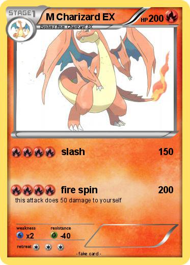 Pokemon M Charizard EX