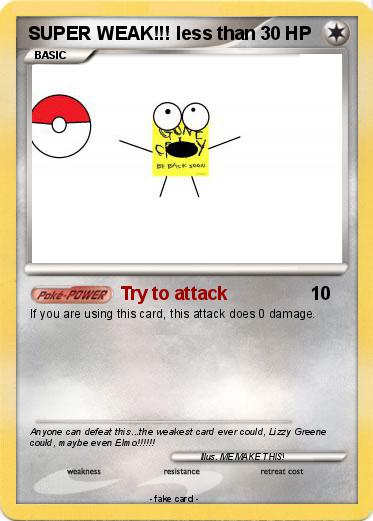 Pokemon SUPER WEAK!!! less than