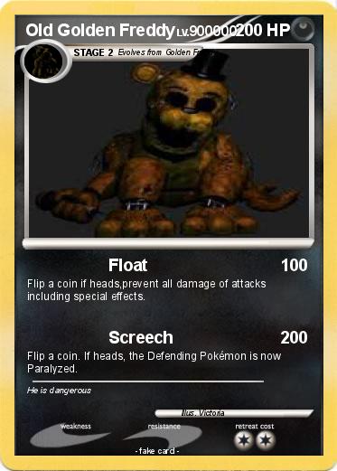 Pokemon Old Golden Freddy