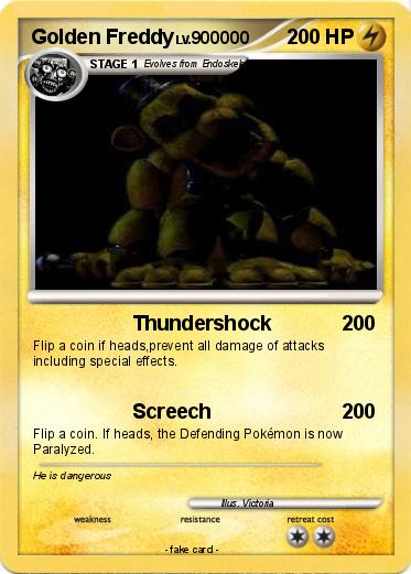 Pokemon Golden Freddy