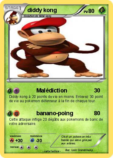 Pokemon diddy kong