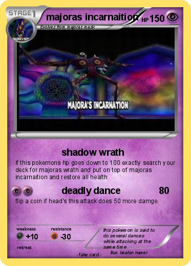 Pokemon majoras incarnaition
