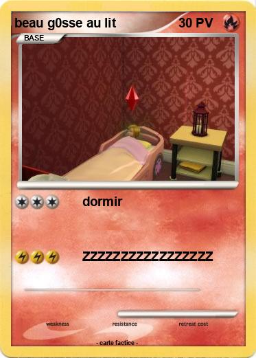 Pokemon beau g0sse au lit