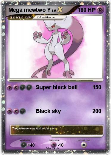 Pokemon Mega mewtwo Y