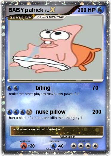Pokemon BABY patrick