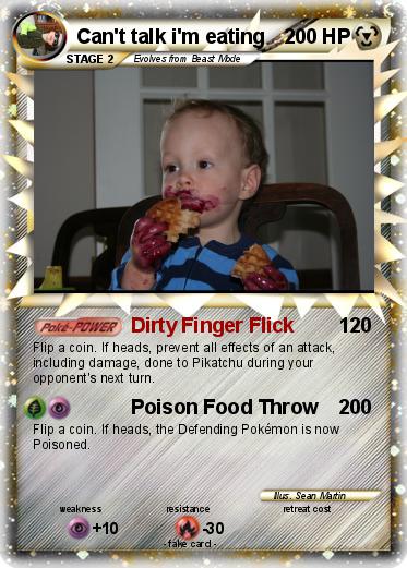 Pokemon Can't talk i'm eating