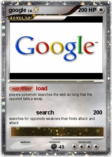 Pokemon google