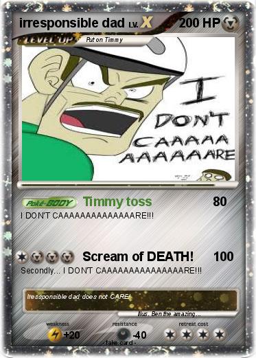 Pokemon irresponsible dad