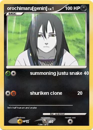 Pokemon orochimaru[genin]