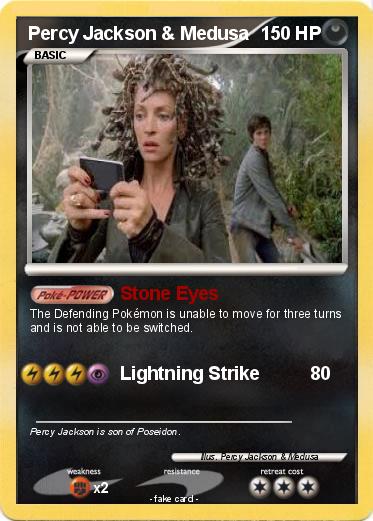Pokemon Percy Jackson & Medusa