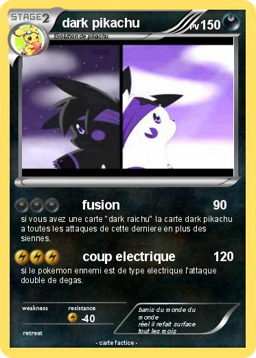 Pokemon dark pikachu