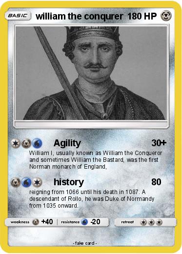 Pokemon william the conqurer