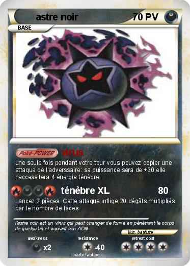 Pokemon astre noir