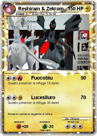 Pokemon Reshiram & Zekrom