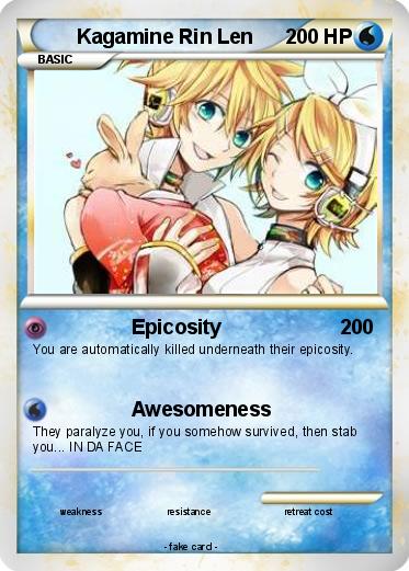 Pokemon Kagamine Rin Len