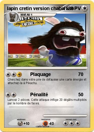 Pokemon lapin cretin version chabal