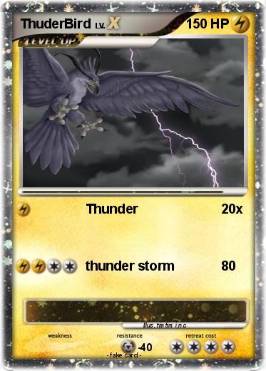 Pokemon ThuderBird