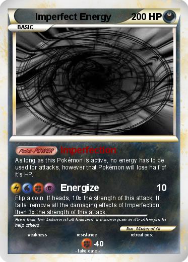 Pokemon Imperfect Energy