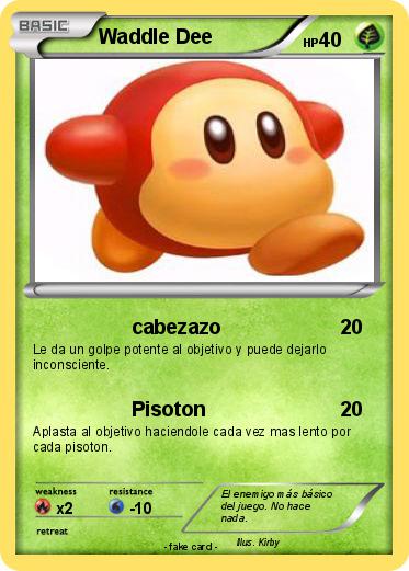 Pokemon Waddle Dee