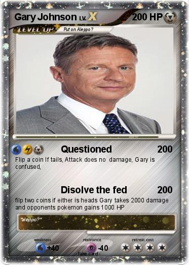 Pokemon Gary Johnson