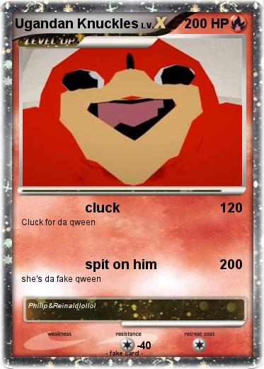 Pokemon Ugandan Knuckles