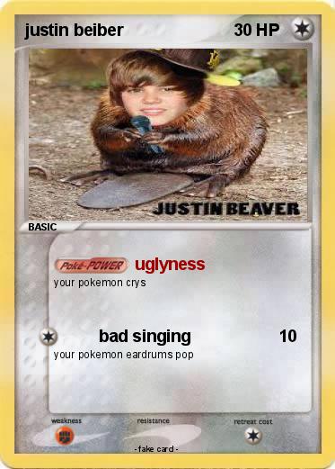 Pokemon justin beiber