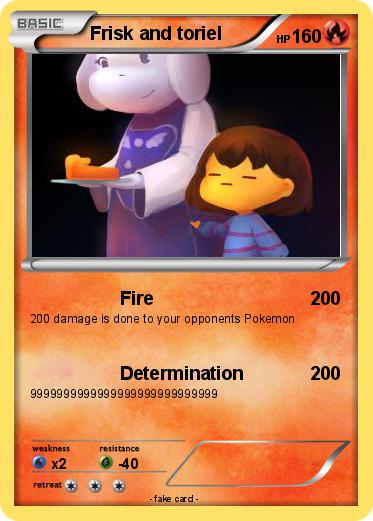 Pokemon Frisk and toriel