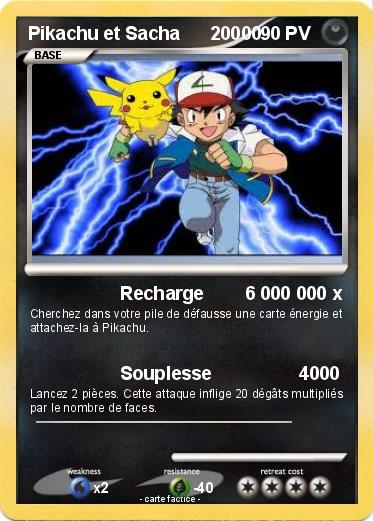 Pokemon Pikachu et Sacha      20000