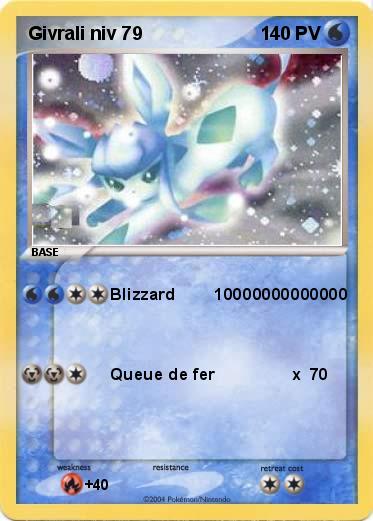 Pokemon Givrali niv 79