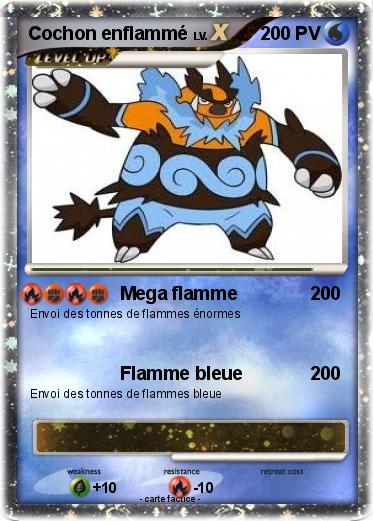 Pokemon Cochon enflammé