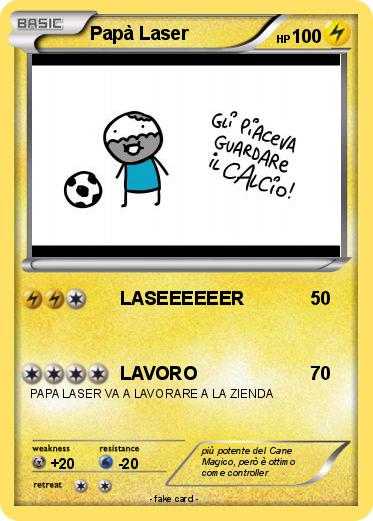 Pokemon Papà Laser