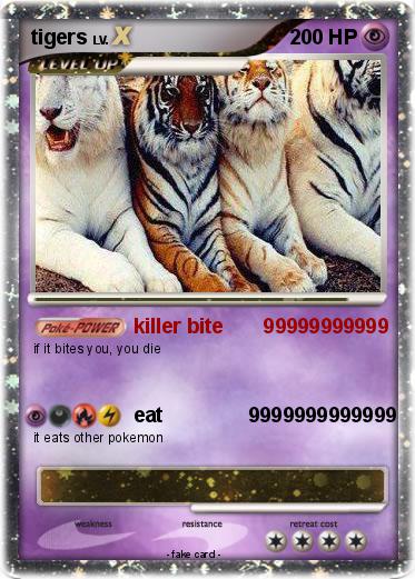 Pokemon tigers