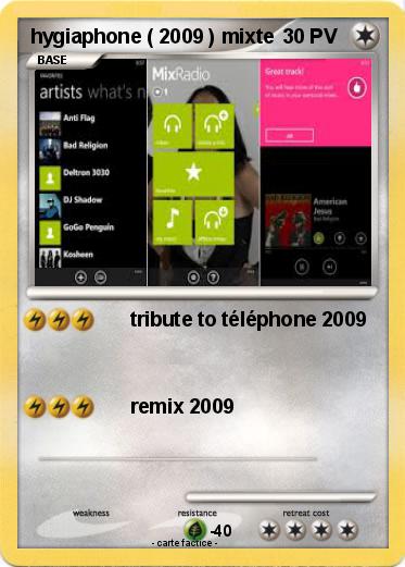 Pokemon hygiaphone ( 2009 ) mixte